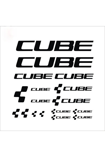 Choice ملصقات إطار دراجة هوائية سوداء مقاس 30 سم من CUBE، ملصقات عاكسة لتزيين...