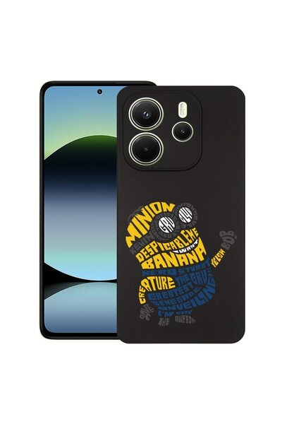 bestcase ¬Æ Husa pentru Xiaomi Redmi Note 14, Calligraphy Minion, Slim Silico...