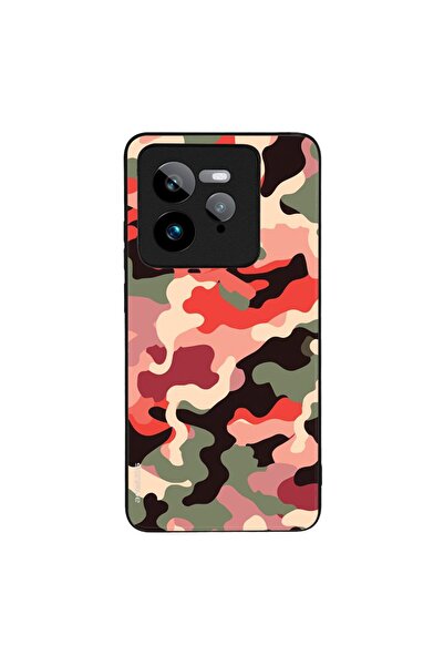 Sonique Θήκη Camouflage Army Series για Realme GT 7 Pro 5G Κόκκινο