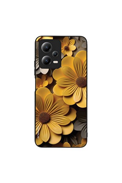 Sonique Θήκη 3D Flower Series για Xiaomi Redmi Note 12 5G / Poco X5 5G Κίτρινο
