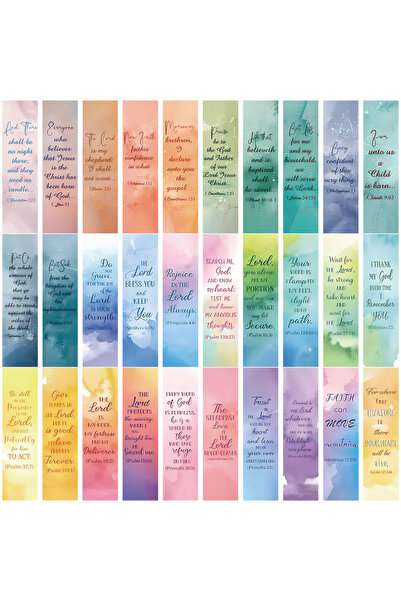 Choice 30 قطعة من علامات الكتب الملونة بالألوان المائية للمراهقين، مثالية للف...