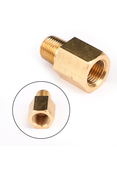 Choice Artudatech 1/8 NPT Female To 1/8 BSPT Male Adapter Gauge Sensor Thread...