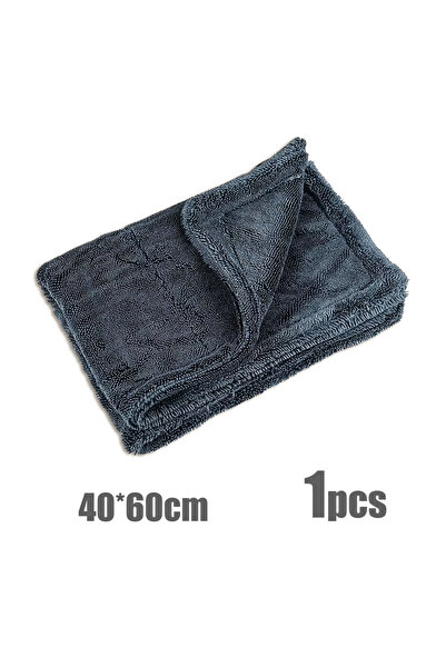Choice منشفة غسيل السيارات من الألياف الدقيقة SEAMETAL 40×60 سم، 1200 جرام/مت...