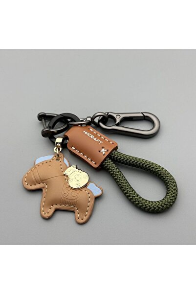 Choice Style 1 1PC Genuine Leather Car Keychain Minimalist Key Holder with Pr...