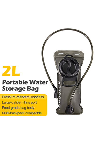 Choice1 حقيبة مياه رياضية G-2L NEWBOLER مع كيس تخزين، خالية من مادة BPA، محمو...