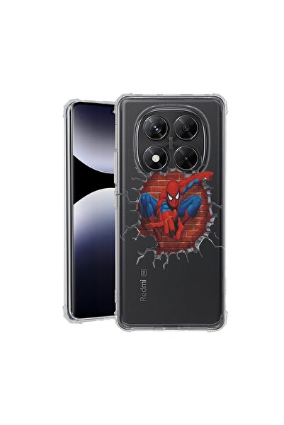 bestcase Husă pentru Xiaomi Redmi Note 15 Pro 5G cu design Spider-Man, Antișo...