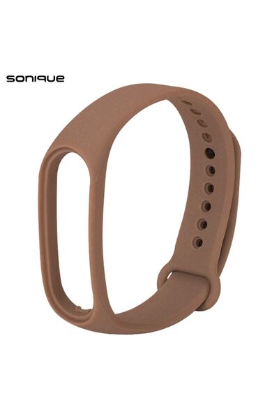 Sonique Λουράκι Σιλικόνης Color για Xiaomi Mi Band 7 Καφέ