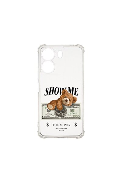 bestcase Husa Anti Shock 1.5MM, compatibilă cu Xiaomi Redmi 13C, Ursulețul Te...