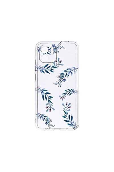 bestcase Прозрачен силиконов калъф 2ММ, съвместим с Xiaomi Redmi A1, син, уда...