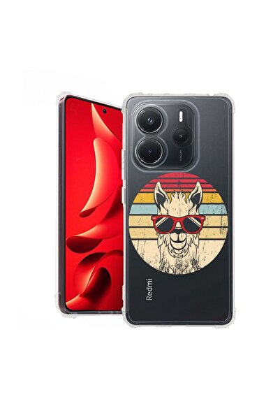 bestcase Husă pentru Xiaomi Redmi Note 14 4G, Antișoc 1.5MM, Oldschool LLama,...