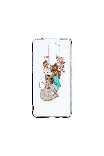 bestcase Διαφανής Θήκη Σιλικόνης 2MM, Συμβατή με Xiaomi Redmi 9, Σχέδιο  "Mom...
