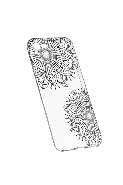 bestcase Husa Silicon, Transparent, Slim, Black Flower, 117, Xiaomi Redmi Not...