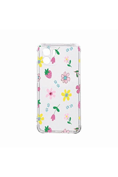 bestcase Противоударен калъф, съвместим с Xiaomi Redmi A1, с флорални мотиви,...