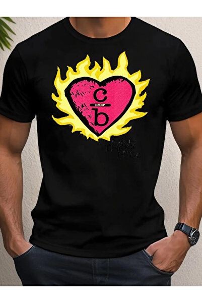 yiou trendy clothing Basketball Brothers OverBros Heart-Shaped T-Shirt