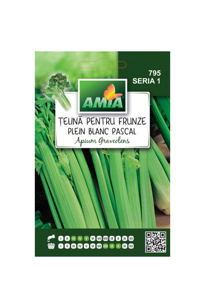 Amia Seminte de telina pentru frunze Blanc Pascal Amia, 3 g