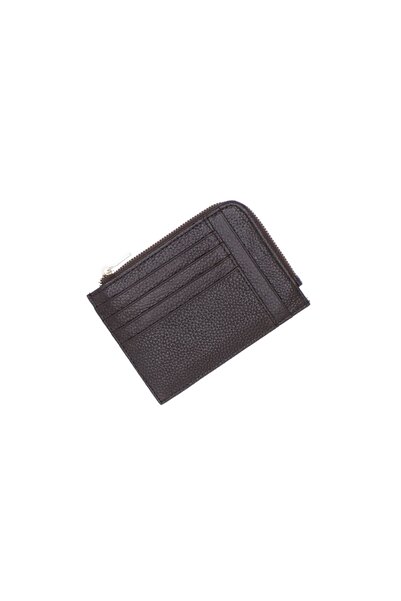 ButicCochet Portcard, din piele naturală, ButicCochet, 13 x 9 cm, Maro - PR1201