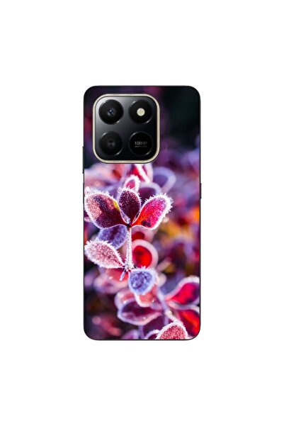 OEM Husa compatibila cu Honor X7d Silicon Gel Tpu Model Flori Inghetate