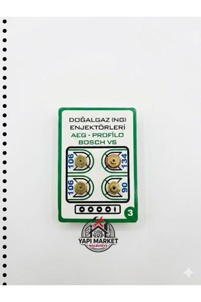 Doğalgaz Enjektör /Memesi Tüm Markalara Uyumlu