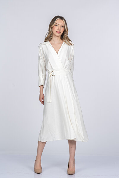 MissVina Elvina Modern Double-Breasted Women's Dress 50393
