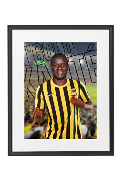 Boomah Accessories NGolo Kante Al Ittihad Poster with Frame 50x40cm