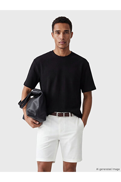 LC Waikiki Nevavm Differential Oval Collar Men's T-Shirt