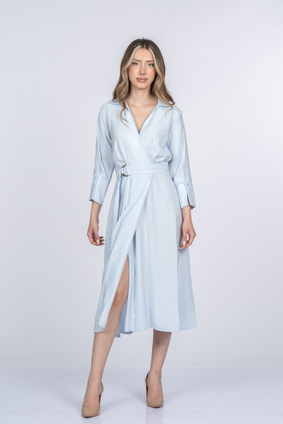 MissVina Rochie modernă Elvina, cu două rânduri de nasturi, pentru femei 50393