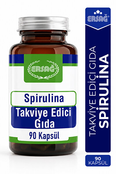 Ersağ Spirulina Ekstraktı Takviye Edici Gıda 90 Kapsül