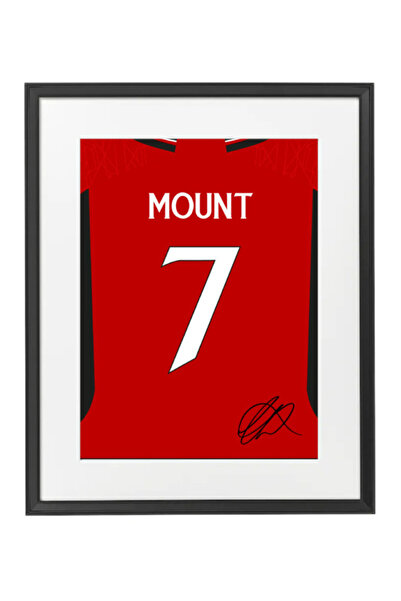 Boomah Accessories Mason Mount Manchester United 2023-24 Autographed Jersey P...