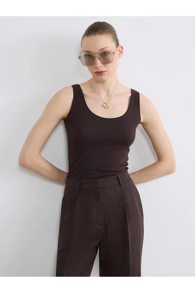 LC Waikiki Tricou cu decolteu în U pentru femei (S6)