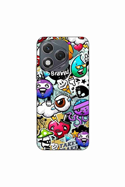 OEM Husa compatibila cu Honor 400 Lite Silicon Gel Tpu Model Pop Art Graffiti