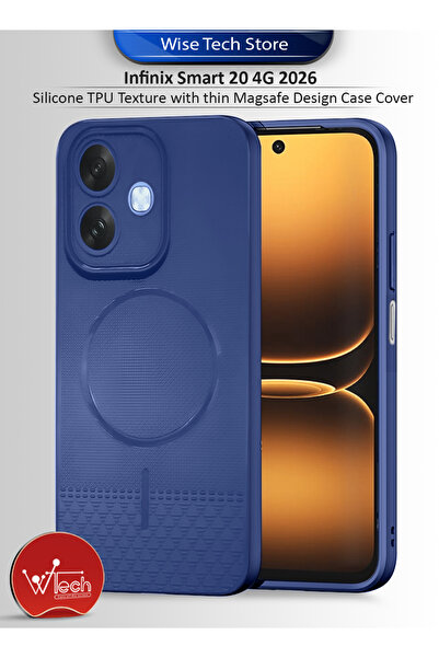 Wtech غطاء حماية لهاتف إنفينكس سمارت 20 4G 2026 من السيليكون TPU بتصميم رفيع ...