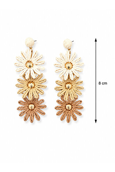 ANOUSH Cercei statement cu design floral AURORA Floare