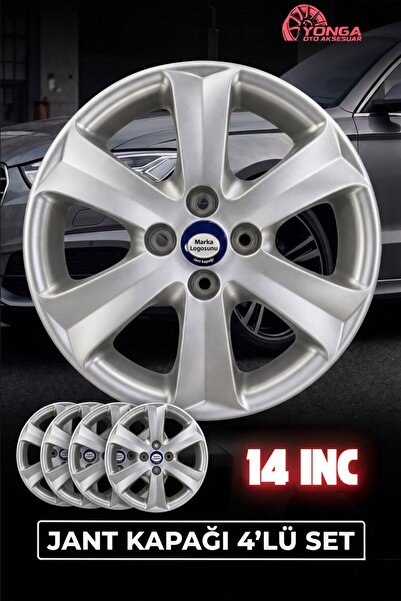 YONGA OTO AKSESUAR HYUNDAİ GETZ Jant Kapağı 14 İnç Kırılmaz 4'lü + 4 Amblem