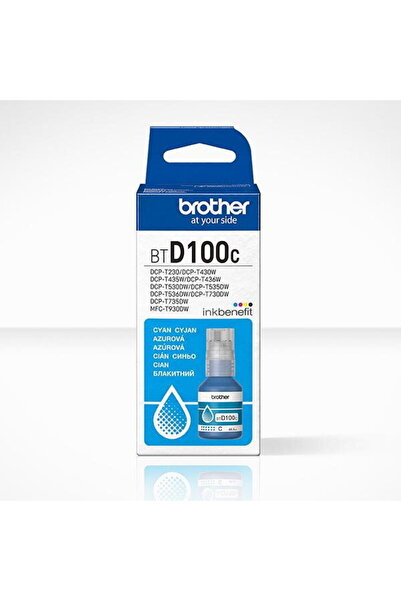 Brother Cerneală originală BTD100C, 5000 de pagini, Cyan