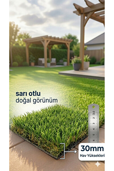 Nurteks 30mm Jupiter Green En 4 Metre Suni Çim Yapay Çim Halı