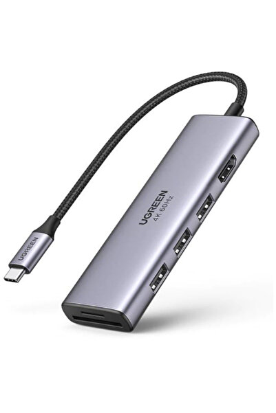Ugreen Stație de andocare PC CM511, Gri