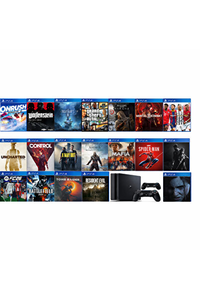 Çınar Bilişim Dünyası Gold Paket2 Onsekiz Oyun Türkçe Mucizesi PS4 1Tb Yenı I...
