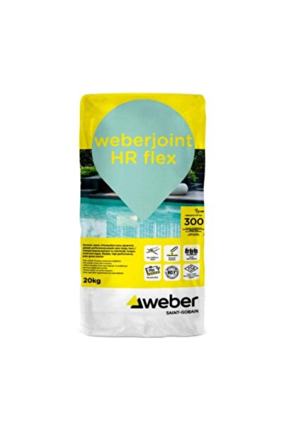 WEBER JOİNT SİL HR FLEX HAVUZ DERZ DOLGU 20 KG GRİ RENK
