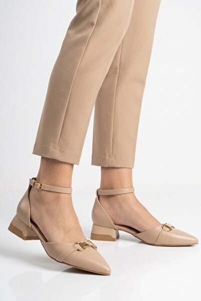 Pierre Cardin Cream Women's Evening Dress Shoes Pc-55613 Z