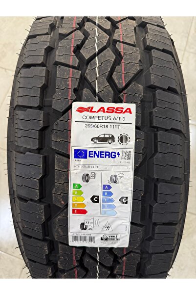 Lassa / 265/60R18 (COMPETUS A/T3) 2026 YAZ LASTİĞİ (1 ADET FİYATIDIR. EN AZ 2...
