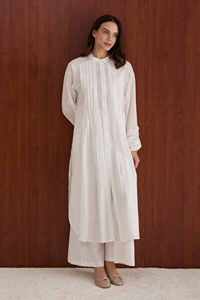 Melike Tatar Voile Shirted Suit 32-2840