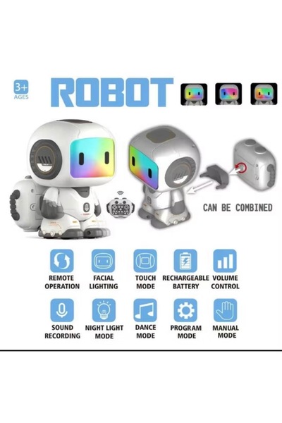 OEM Akıllı Uzaktan Kumandalı Programlanabilir Robot Oyuncak Şarj Edilebilir Z...