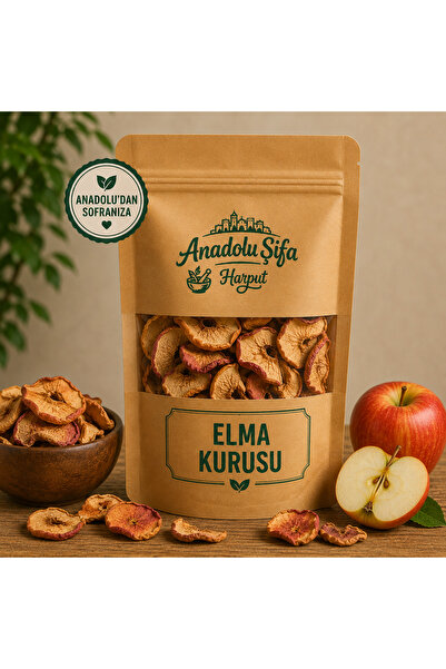 Anadolu Şifa Harput Elma Kurusu Doğal ve Katkısız Kurutulmuş Meyve 250 Gr