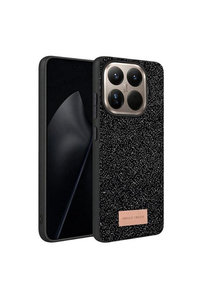 OEM Onegif Xiaomi Mi 15t Pro Bright Glitter Cover - Black