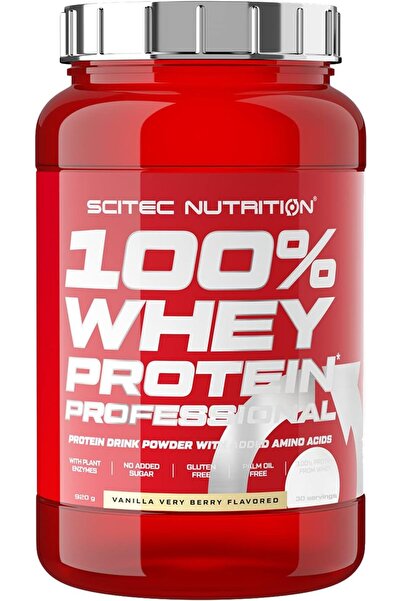 Scitec Nutrition Professional-Vanilla Very Berry Whey Protein -920g