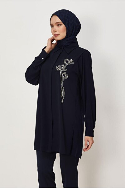 Alvina Stone Embellished Tunic 46319