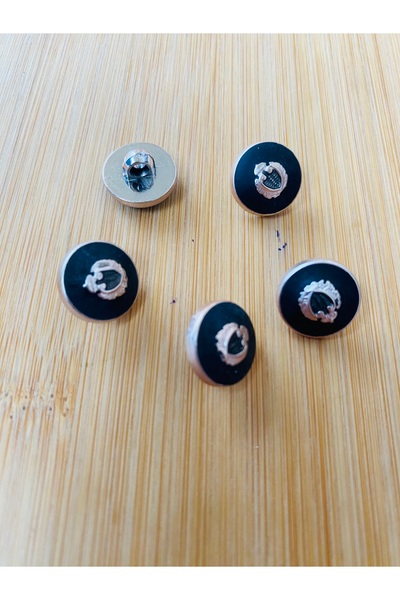 Lorin hobi Metalized Efe Vest Button 14 mm 5 Pieces Model;12