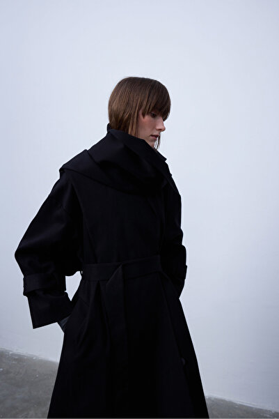 Kevser Studio KEMERLİ İKİLİ TRENCHCOAT