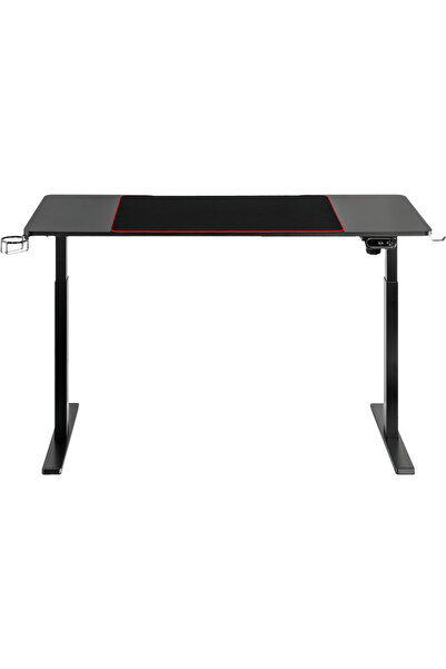 SERIOUX Birou de gaming electric Elysium, RGB, 140x60x73 cm, Negru