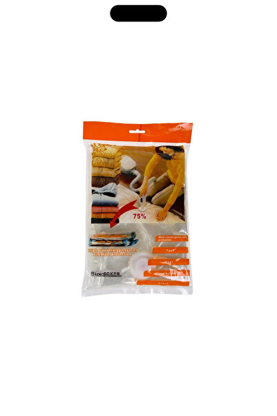 ETY Sac pentru vidat haine, inchidere glisor, reutilizabil, transparent, 60X8...